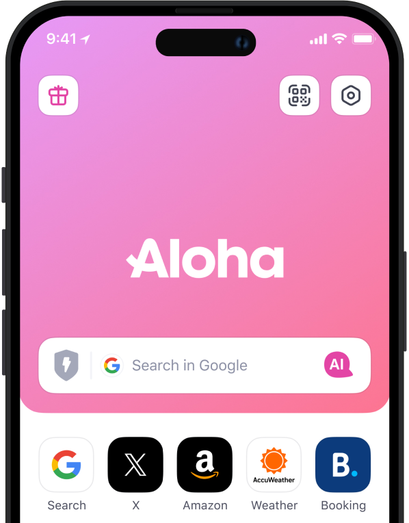 Aloha Browser banner