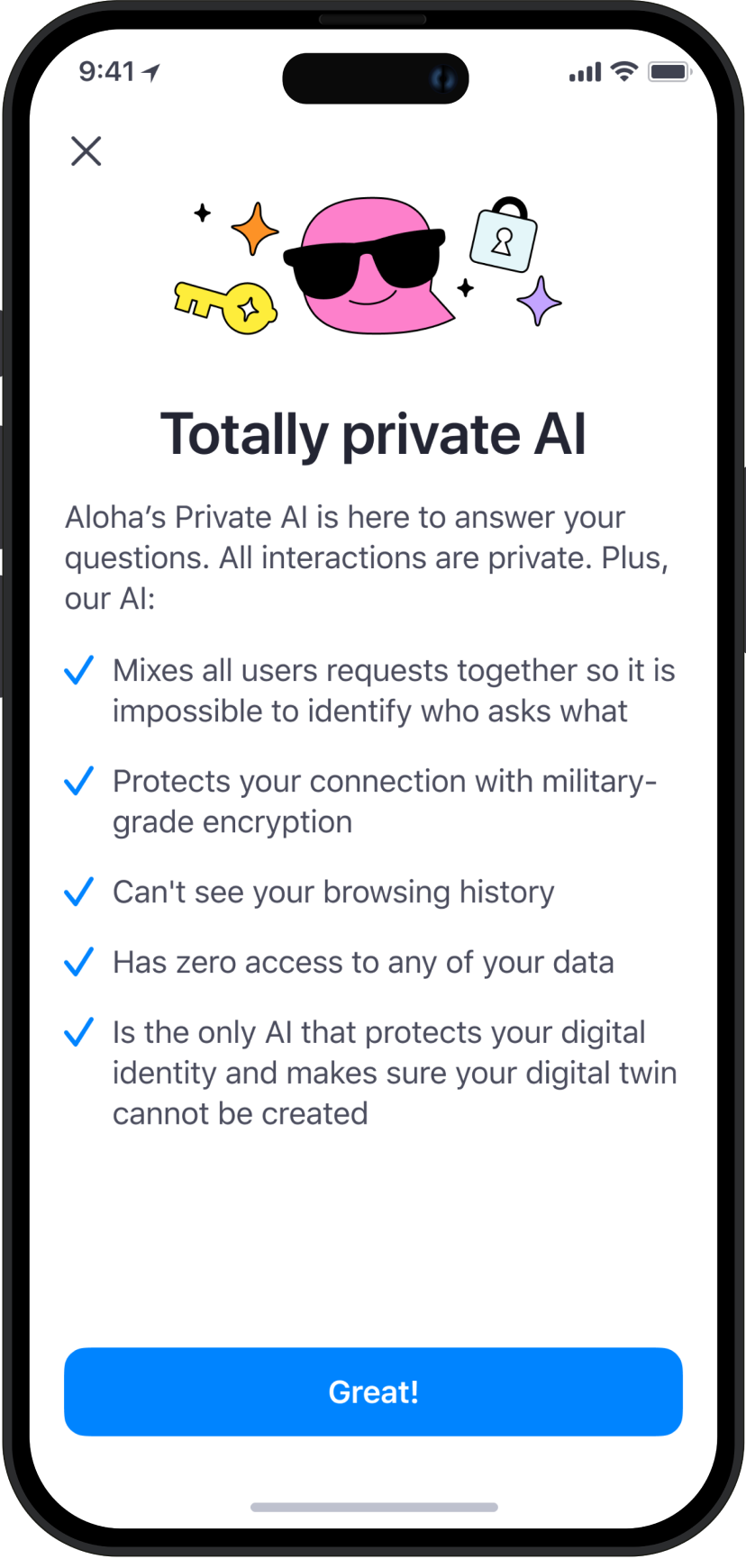 Aloha’s Private AI guide